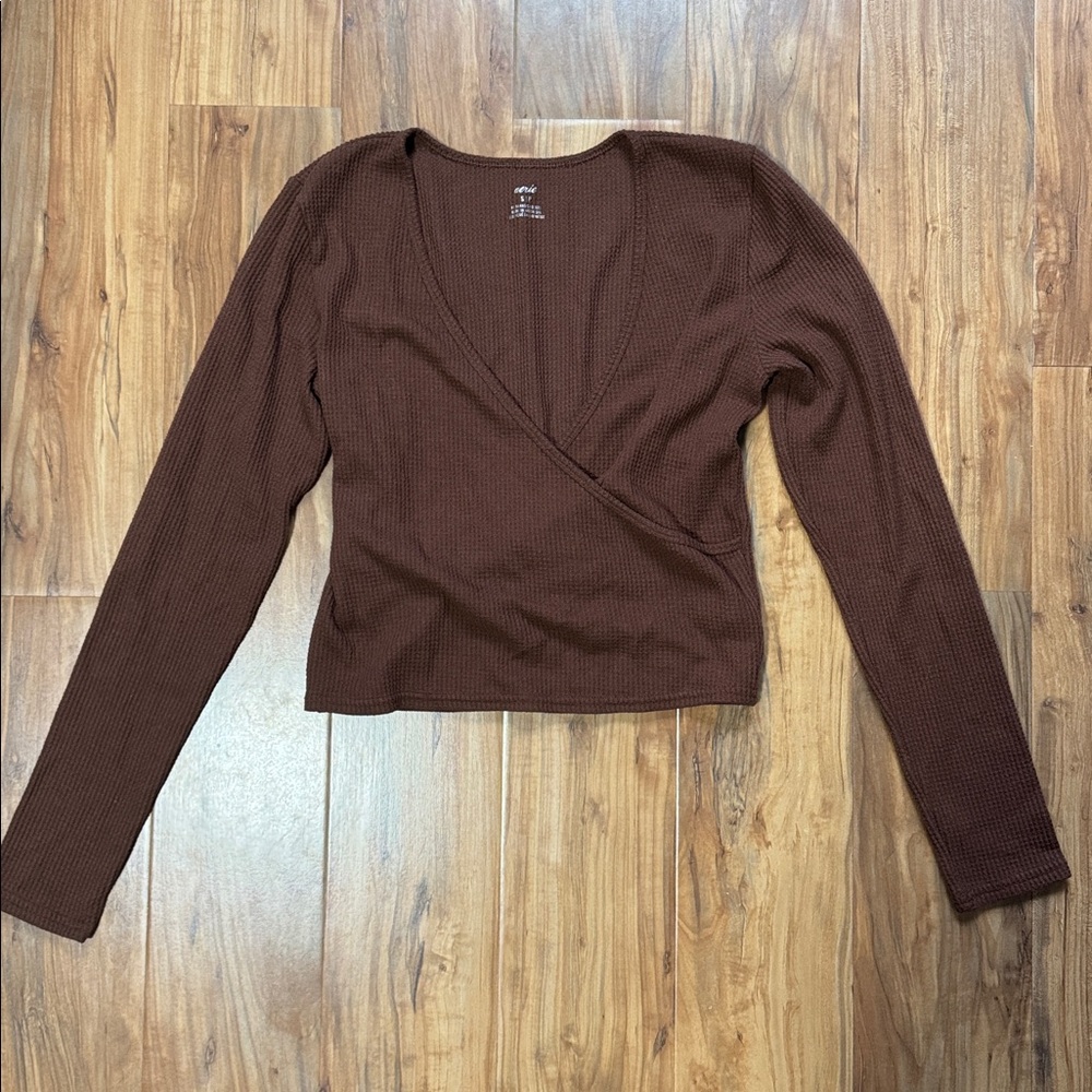 Aerie Waffle Knit Top - Picture 2 of 5